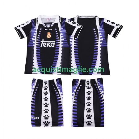 Divisa di Calcio Real Madrid Retro Bambino Terza 1997 1998